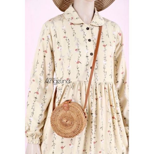 ANNA PAJAMAS SHALL FLOWER by ATELIER ANGELINA SIZE XL