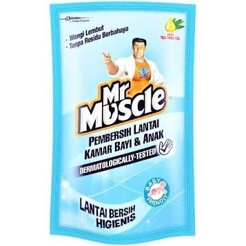 MR MUSCLE PEMBERSIH LANTAI KAMAR BAYU &amp; ANAK WITH TEA TREE OIL 800ML