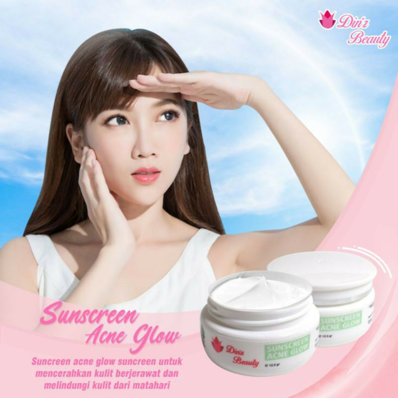 SUNCAREN ACNE GLOW/DAY CREAM ACNE GLOW DIN'Z BEAUTY