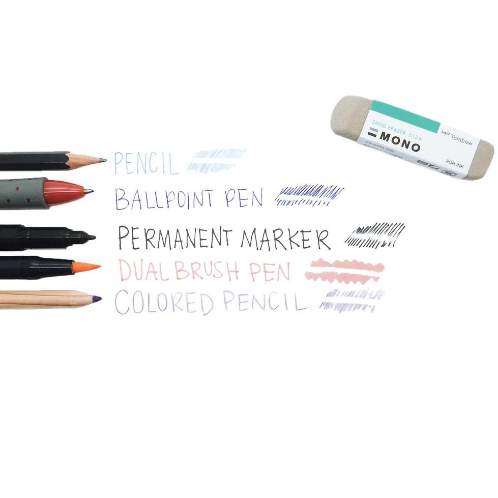 

<P-UPE} <♫♪} Tombow MONO Sand Eraser - Penghapus Pensil Warna & Marker /super keren}