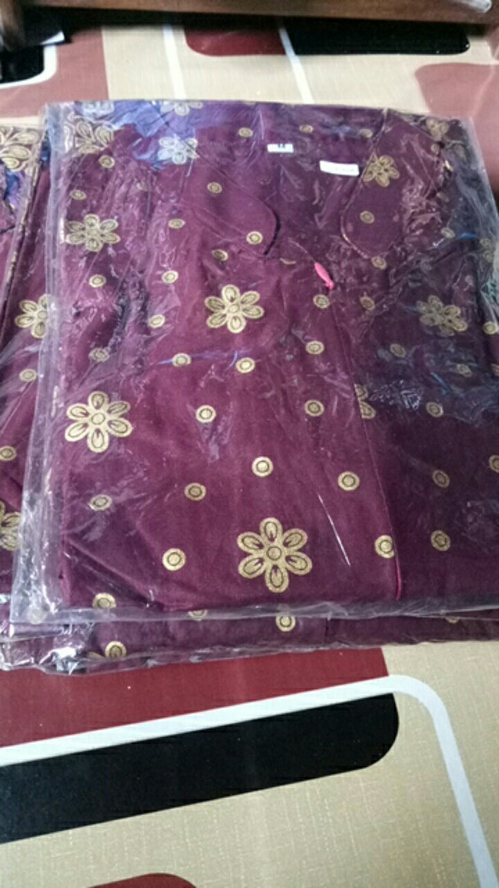 Batik Couple Keluarga Sania Ruffle Ori Ndoro Jowi Dnt Matahari Merah