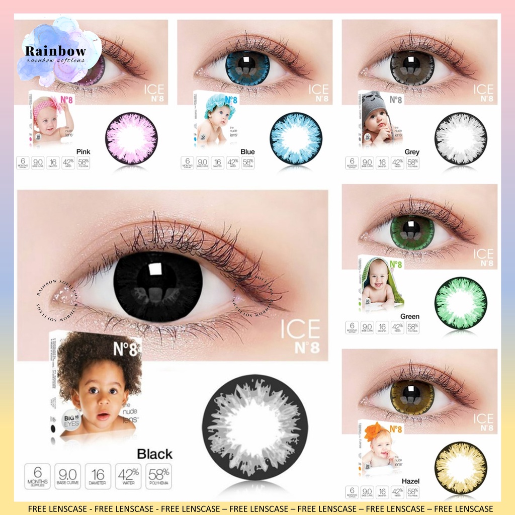 [COD[ SOFTLENS X2 ICE N8 NORMAL &amp; MINUS (-0.50 SD -3.00) DIAMETER 16MM - EXOTICON