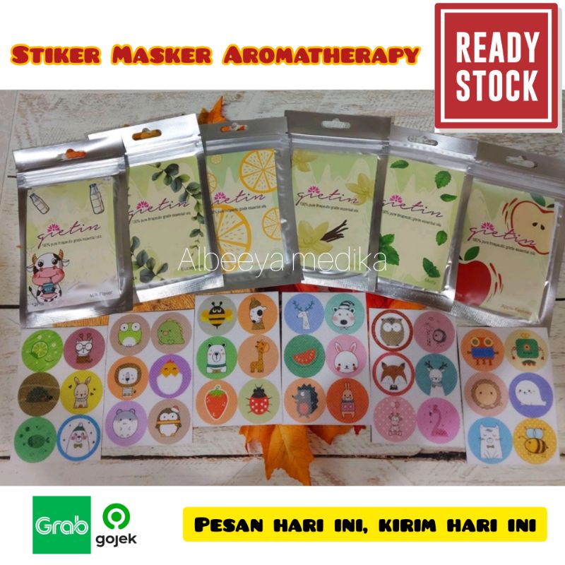 Sticker/ Stiker Masker Aromateraphy Bukan Freshcare/ Pewangi Masker/ Masker Patch