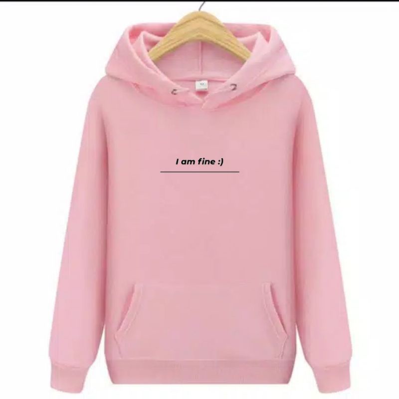 HOODIE SWETSHIT I am fine distro