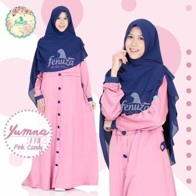 Gamis Yumna Series By Fenuza Muslim Wear Original