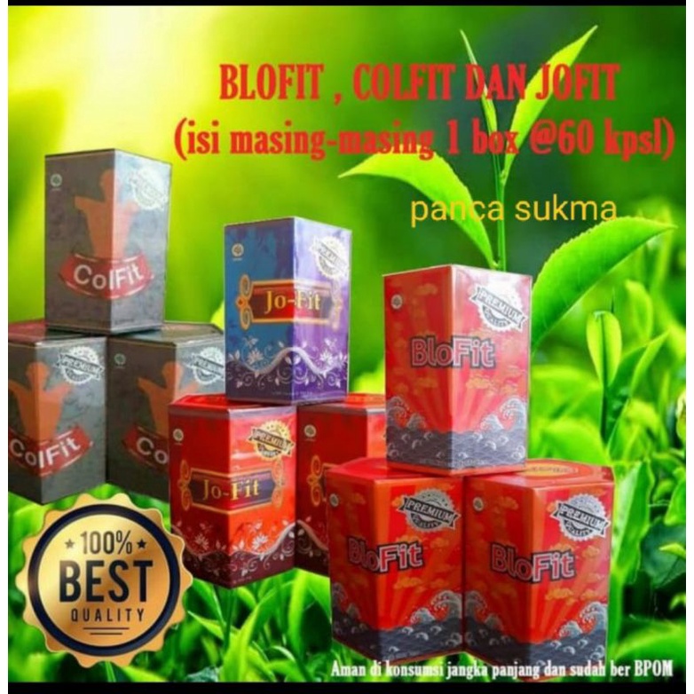 

PAKET SEHAT TERDIRI DARI @BLOFIT, @COLFIT, @JOFIT ( Masing-masing 1 botol isi 60 kapsul )