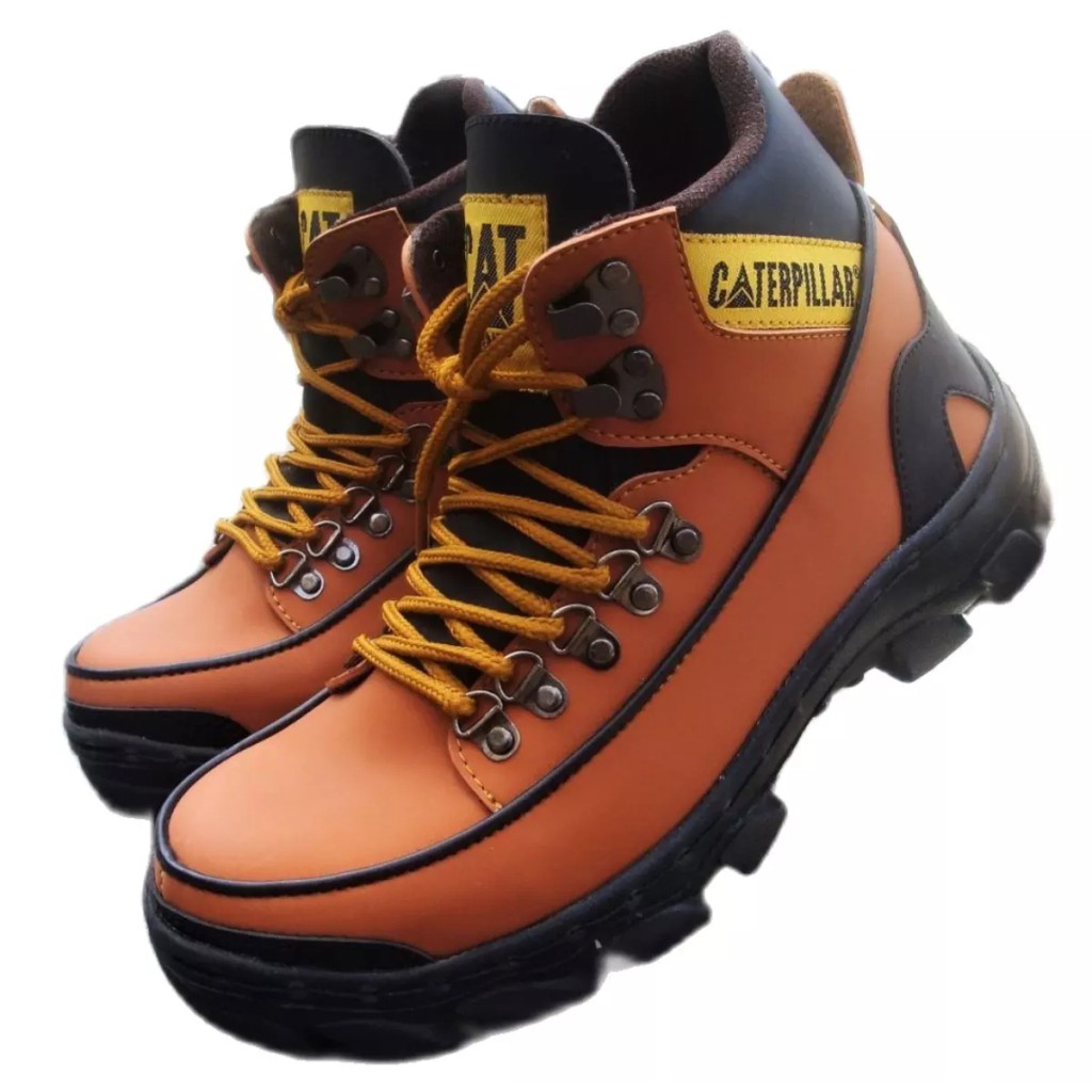 SEPATU SEPTI ARGON ( CAT190333 ) - Work &amp; Safety Boot CaterPillar Leather Oil Resist