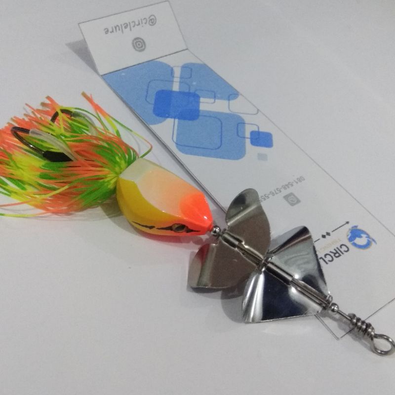 Slashbait Double Propeller 17 gram CIRCLE LURE | Slashbait Double hook | slatter double propeller | 