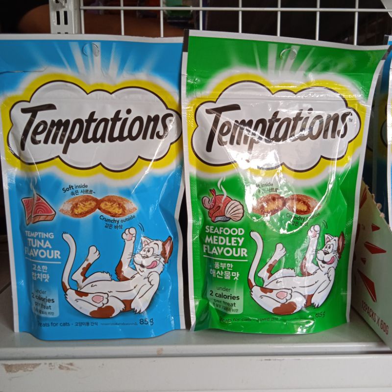 Snack Kucing Temptations 85gr All Varian / Cemilan Kucing temptation