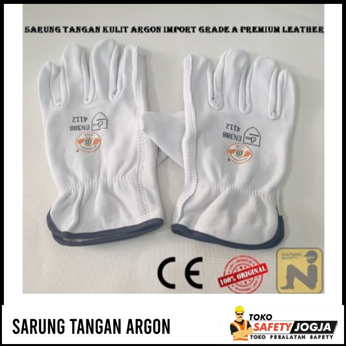 SARUNG TANGAN KULIT LAS ARGON PREMIUM LEATHER IMPORT GRADE A