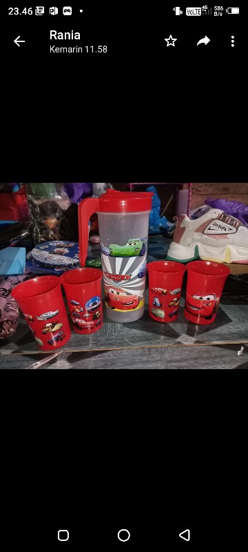 Teko Beranak Karakter Ukuran 24x14cm