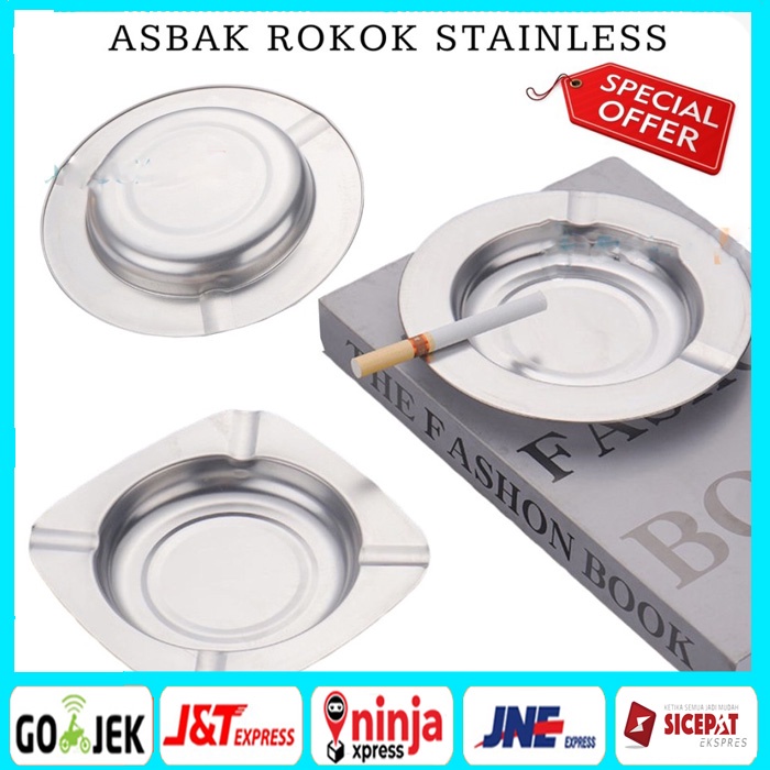 ASBAK ROKOK STAINLESS STEEL / ASBAK SENG BULAT TEMPAT ASBAK ROKOK / MANGKOK ASBAK ROKOK MURAH / ASHTRAY CIGARETTE