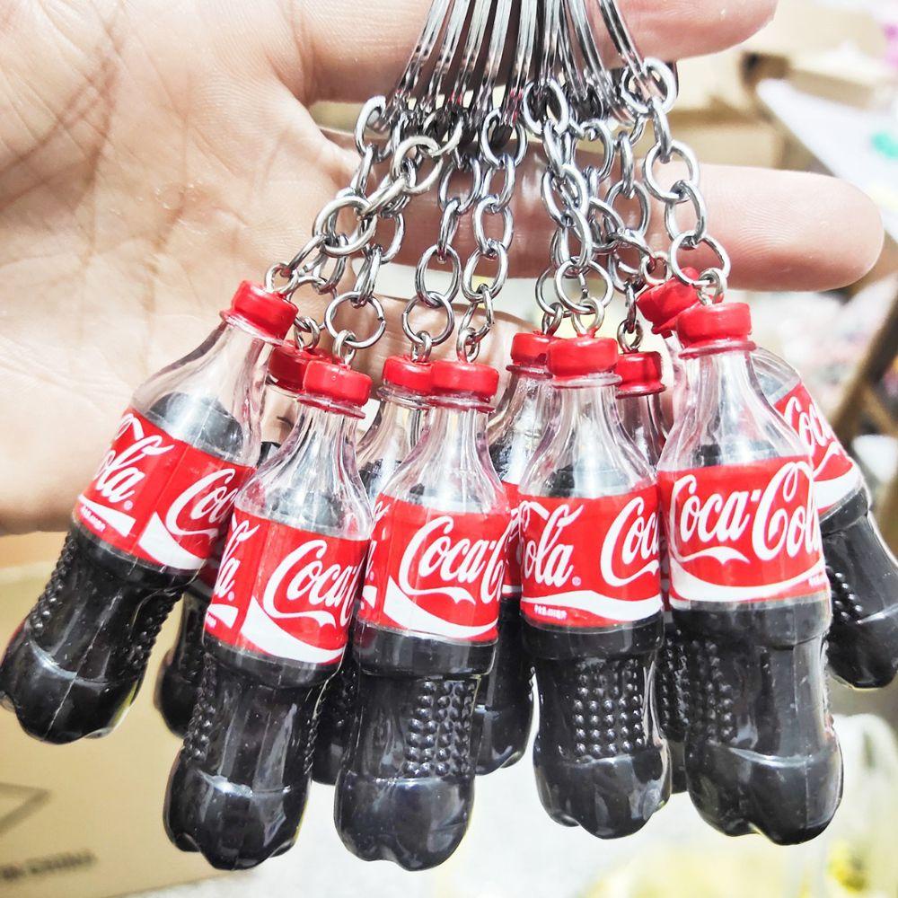 Lanfy Coke Kaleng Souvenir Hadiah Pernak Pernik Mobil Ransel Liontin Gantungan Kunci Keychain