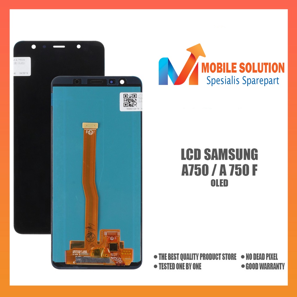 Grosir LCD Samsung A7 A750F 2018 Versi OLED Fullset Touchscreen Garansi 1 Bulan + Packing / Bubbel