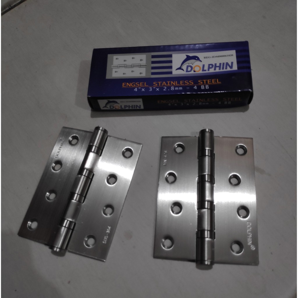 Engsel pintu 4 inch Dolphin stainless