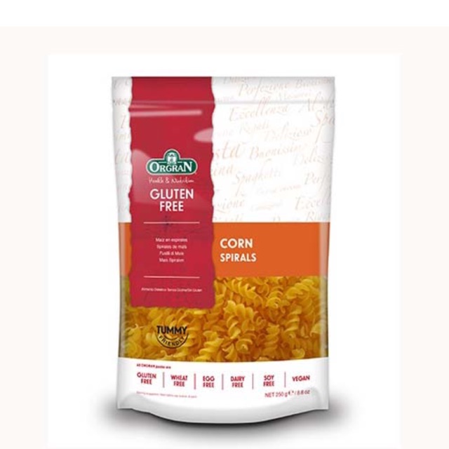 

Organs corn pasta spiral 250gr