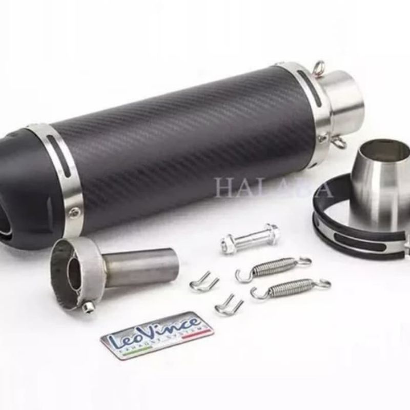 SELENCER LEOVINCE CORSA SLIP ON UNIVERSAL NINJA 250 FI Z250 NINJA 250 KARBU CBR 250RR R15 V3 VIXION 