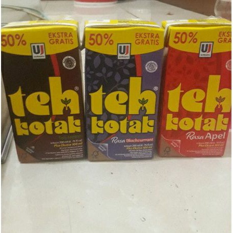 

Ultra Teh kotak 300ml kemasan ekstra 50%