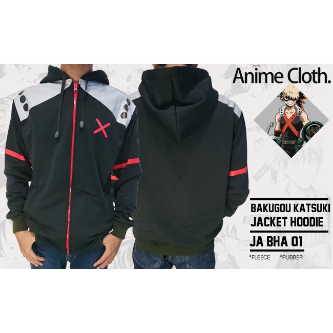 Jaket Bakugou Katsuki Boku No Hero Academia Hoodie JA BHA 01