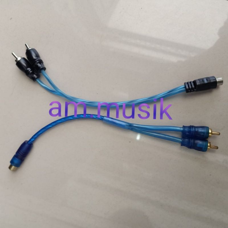 ADAPTOR KABEL AUDIO JACK RCA RCA TO RCA