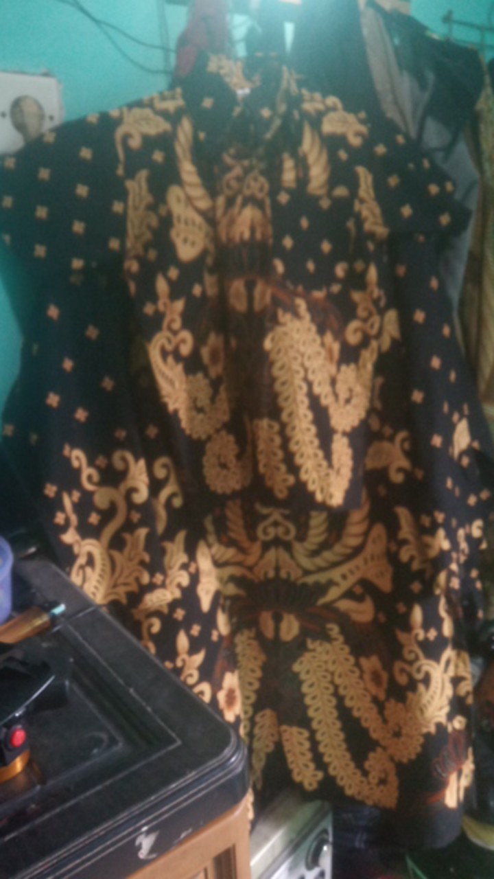 Khan Batik - Kemeja Batik Anak Merak Soft Seno Biru Cendrawasih Sogan Gurita Sogan Batik Atasan Kid