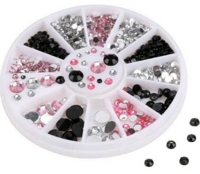 NAIL ART DECORATION RHINESTONE FLATBACK DIAMOND CRYSTAL STICKER 3D sticker