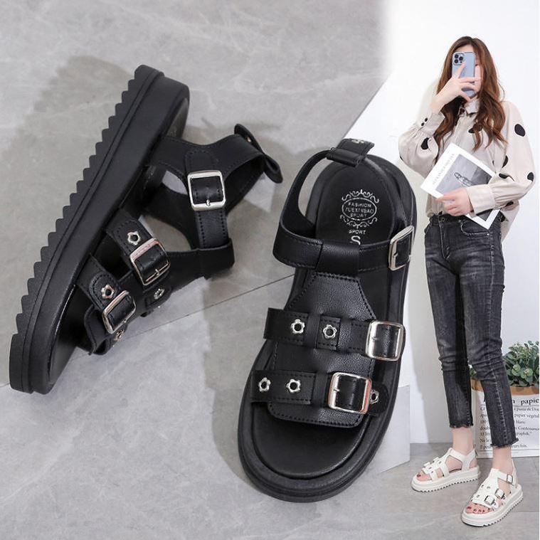 Cafana Sandal Wanita Import Gesper Haira IMP-3040