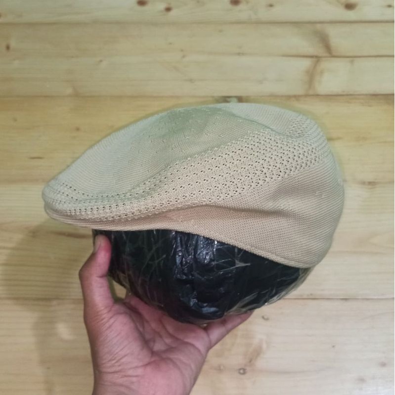 TOPI PELUKIS COPET FLAT CAP KANGOL VENTAIR 504 CAP SECOND ORIGINAL