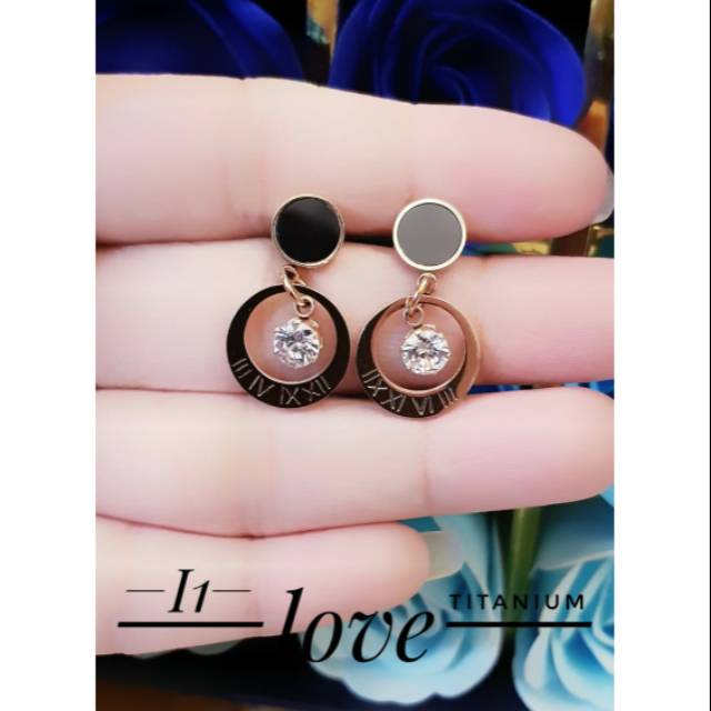 Anting Titanium Bulat