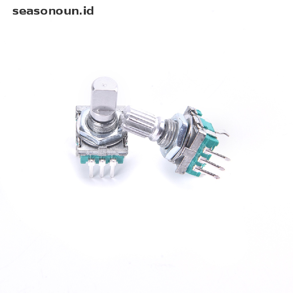 【seasonoun】 5Pin Half / Plum Axis Rotary Encoder Handle Length 15mm Code Switch / EC11 .
