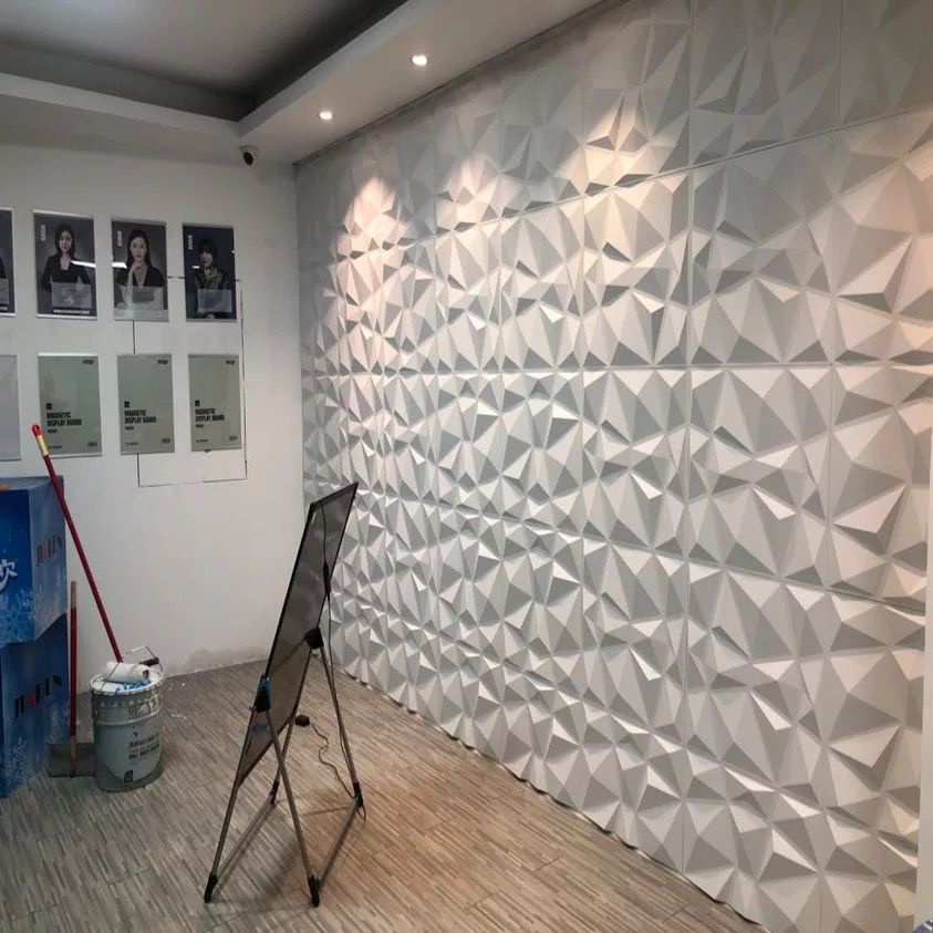 (COD) Wallpaper Sticker Dinding Rumah Wallfoam 3D Ruang Tamu Kamar Emboss Dekorasi Motif Diamond Aesthetic Premium High Quality Termurah