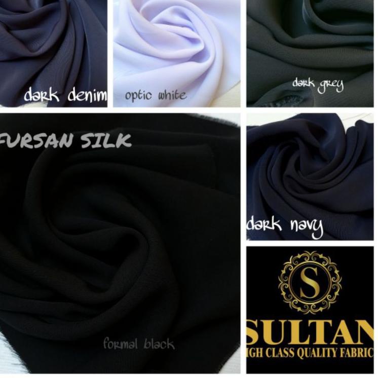 Terlaris.. Kain Abaya Merk Sultan Fursan Silk Lengkap