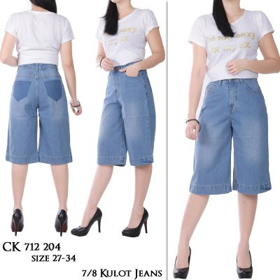 UNIX Celana Jeans JUMBO - Kulot 7/8. CK 712 204