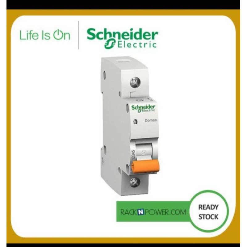 Mcb schneider 1 phase 10a 10 ampere mcb breaker sneider 10ampere