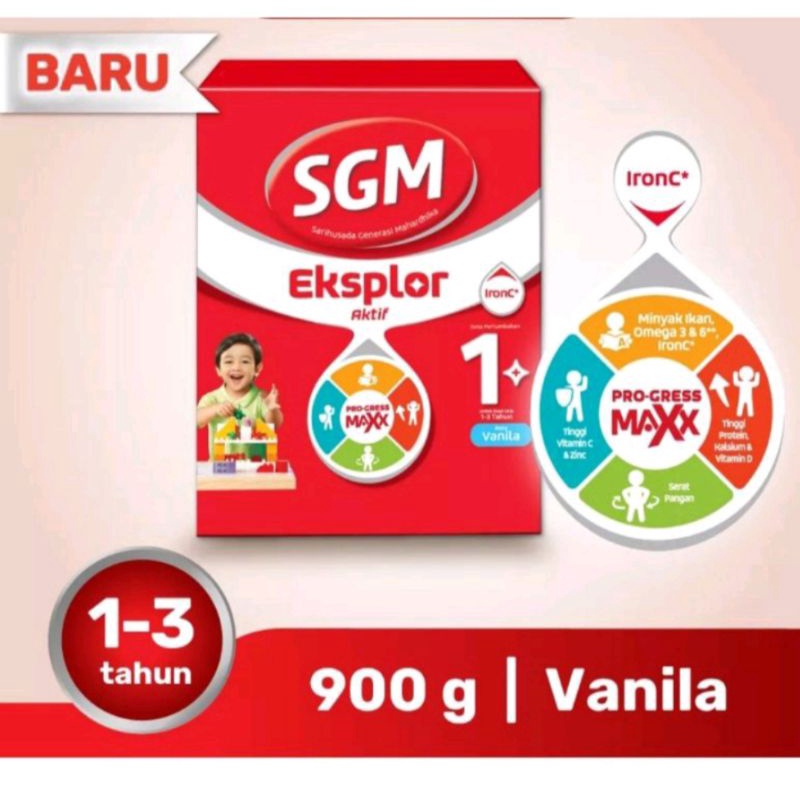 

SGM Eksplor 1+ Vanila dan Madu 900gr