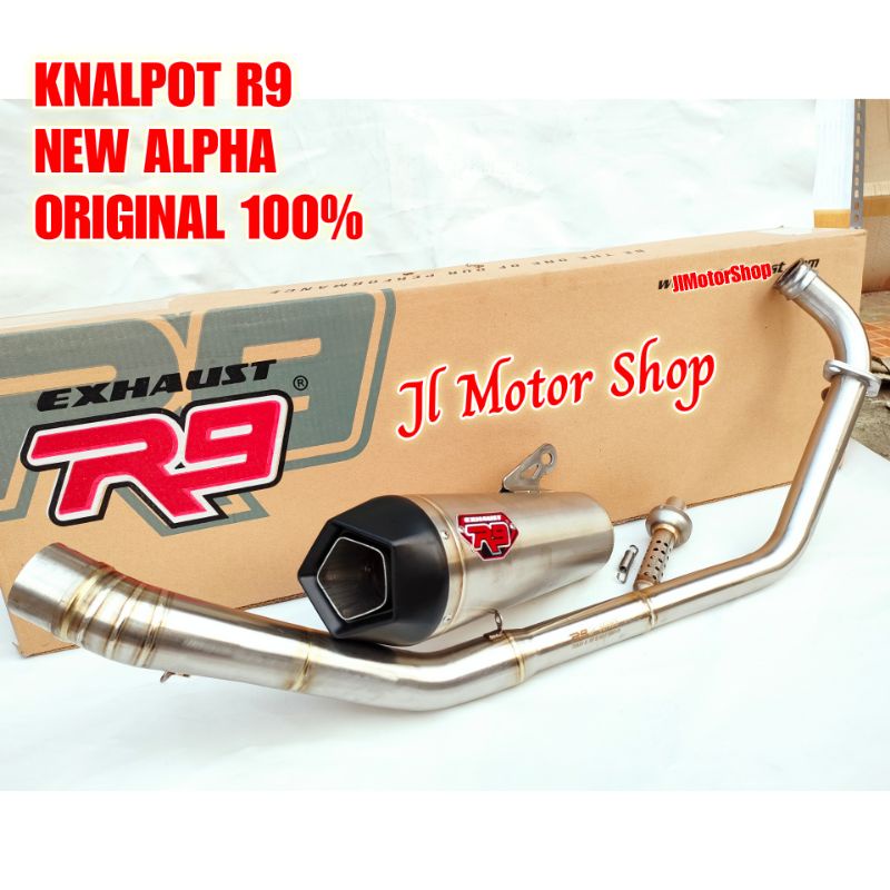 Muffler - Knalpot R9 New Alpha SONIC 150 R 150R -SUPRA GTR 150 Original Not H2 GP SS