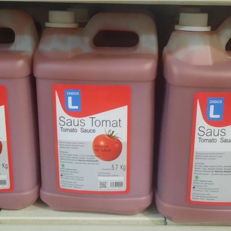 

Saus tomat choice L 5,7 kg