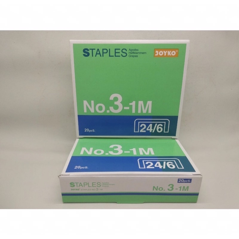 

Joyko Isi Staples 24/6 No 3 [ 1 Box isi 20 Pack ]