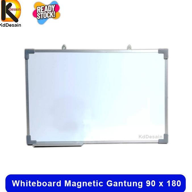 

Office & Stationery | Alat Tulis | Whiteboard Magnetic Gantung 90 X 180 | Best Seller