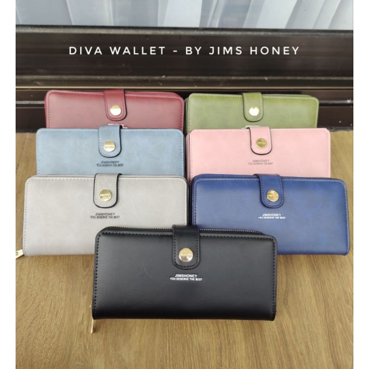 DIVA WALLET JIMSHONEY DOMPET LIPAT PANJANG CARD HOLDER NAME CARD