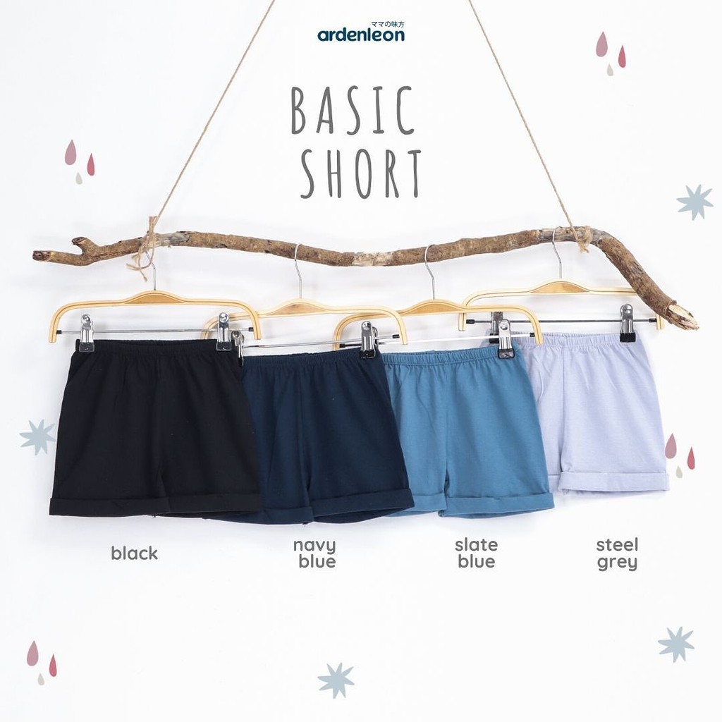 ARDENLEON BASIC SHORT UNISEX / CELANA PENDEK / CELANA ANAK