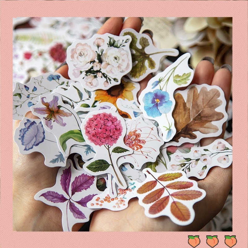 

Flower House Flake Stickers Set Decorative sticker / DEKORASI / SCRAPBOOK