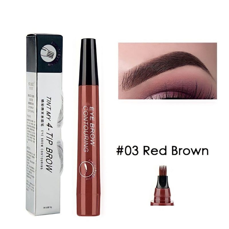 Eyebrow Pena alis Stamp waterproof Long Lasting /