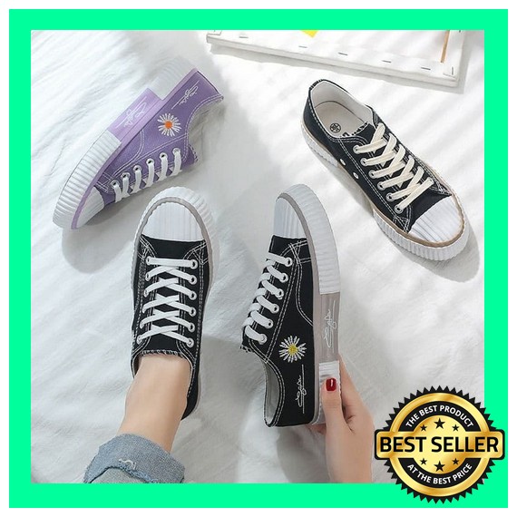 Sepatu Kasual Perempuan Kekinian Putih Spatu Jalan Remaja Cewek Sepatu Sneakers Wanita Import Korea 