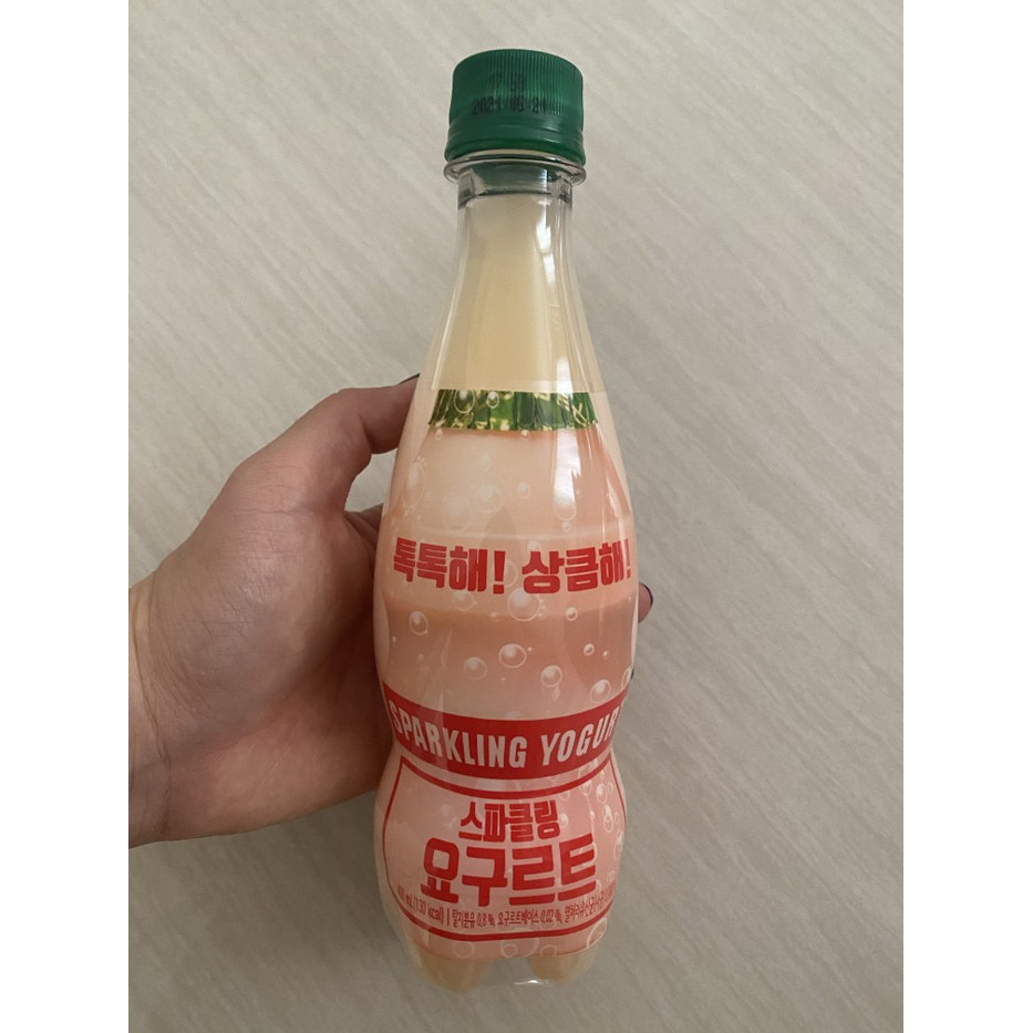 Jual SPARKLING YOGURT DRINK KOREA SODA 400ml | Shopee Indonesia