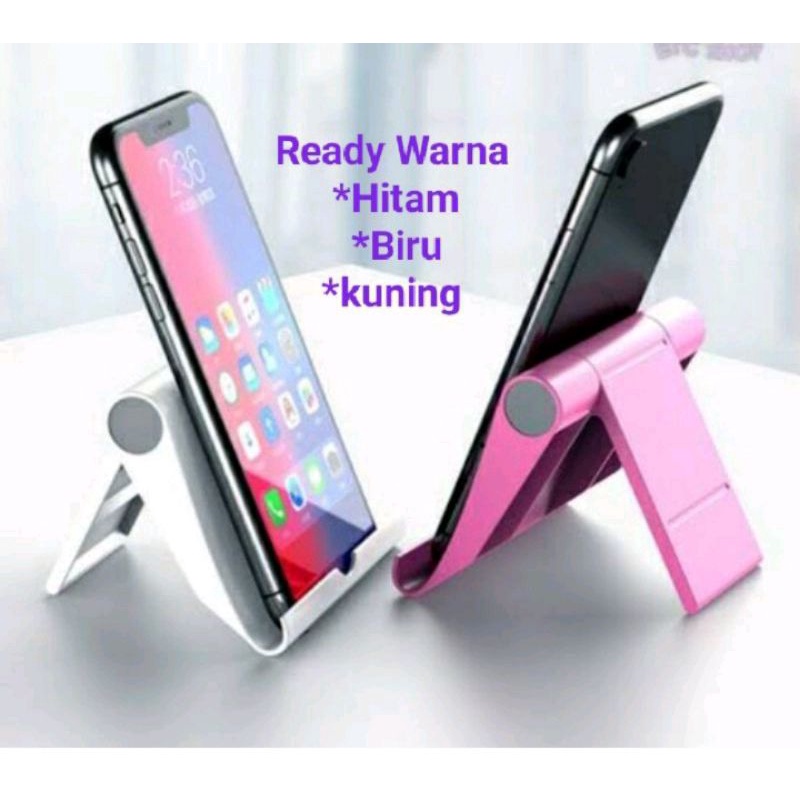 Stand Holder Handphone Mini Universal Bahan Plastik