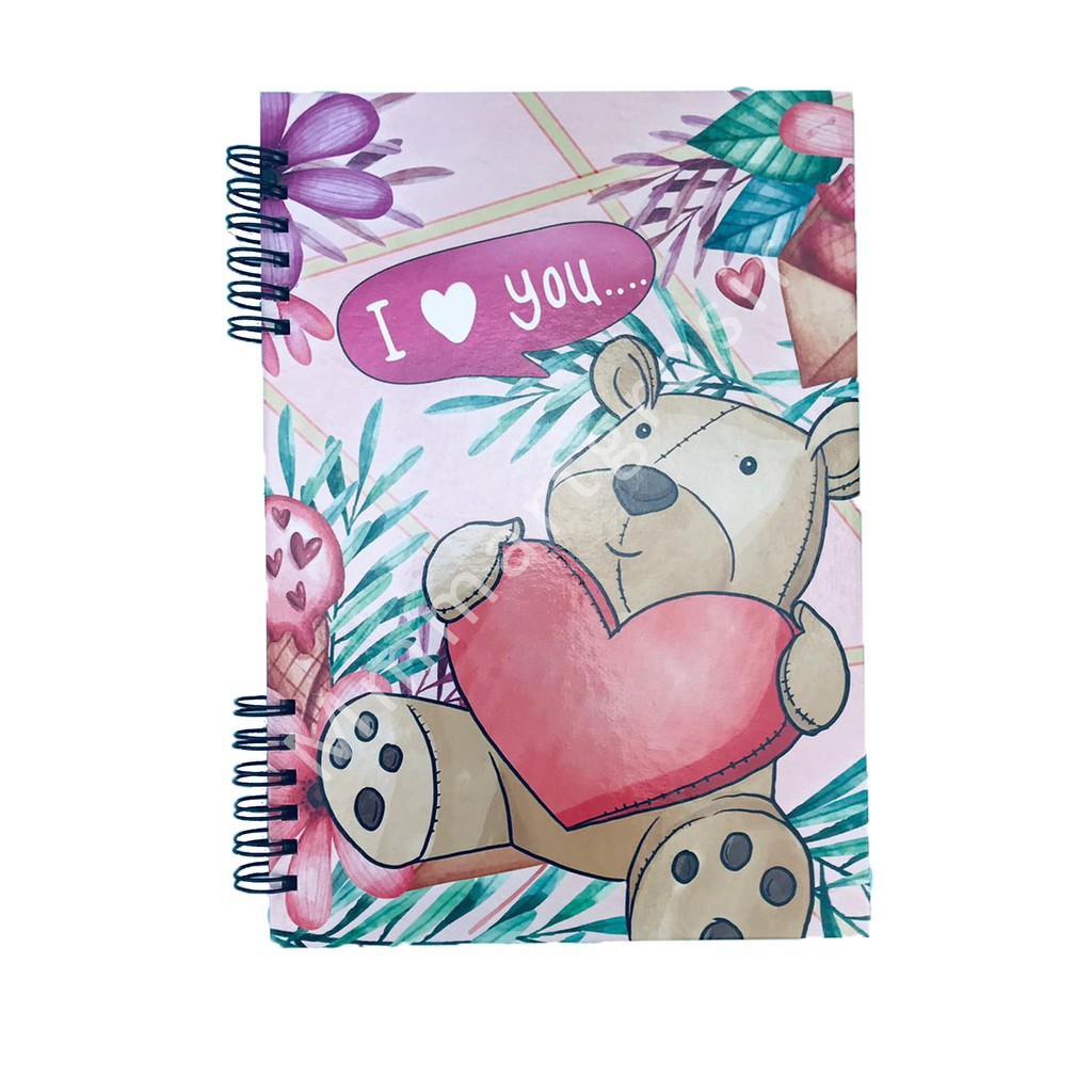 Kiky / Buku Dairy / Buku Motif Bear / Buku  / 621591-A5