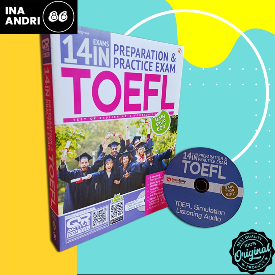 

BUKU TES TOEFL TOEIC 14 EXAMS IN PREPARATION PRACTICE EXAM TOEFL
