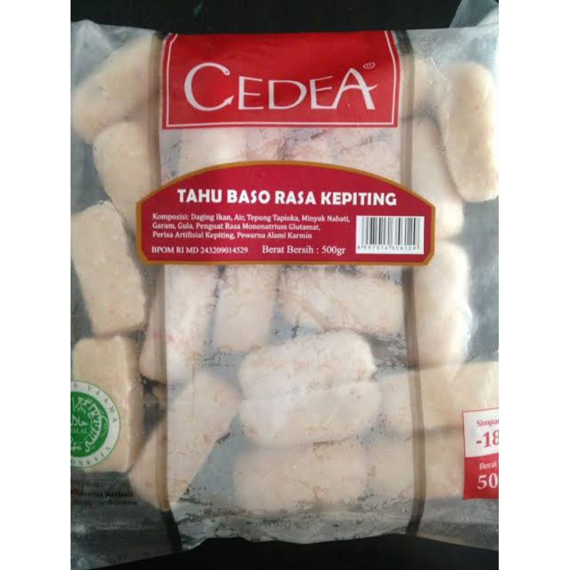 

[Si Murah Shop] CEDEA TAHU BASO IKAN RASA KEPITING