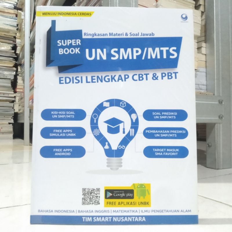 SUPER BOOK UN SMP / MTS Edisi Lengkap CBT & PBT